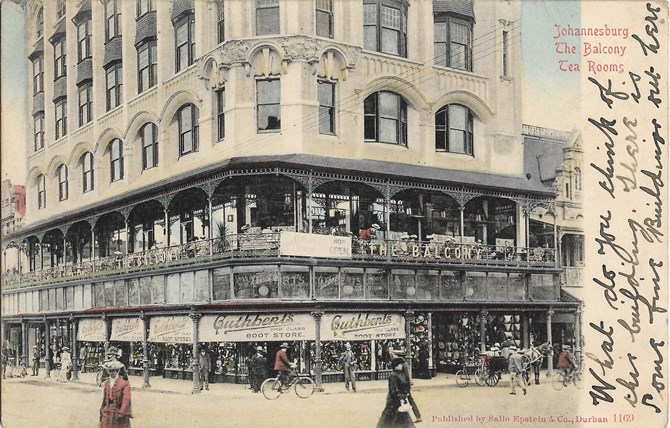 published by Sallo Epstein of Durban picture postcard number 1169