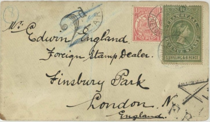  Edwin England, stamp dealer