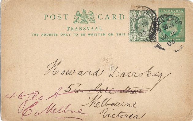 Howard Davis, stamp dealer