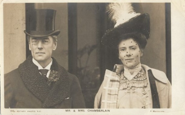 Joseph Chamberlain and his second wife, Mary.