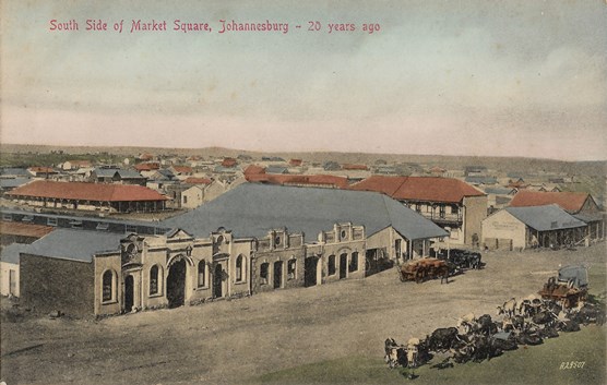 Buildings, Market Square, Johamesburg.