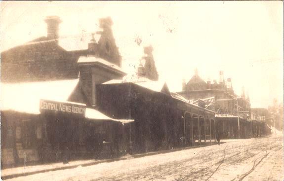 Postcard Johannesburg 1909 snow