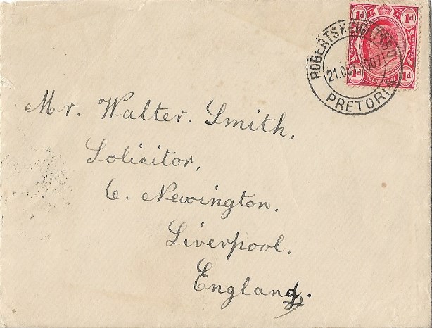  Envelope from British Soldier to his Solicitor